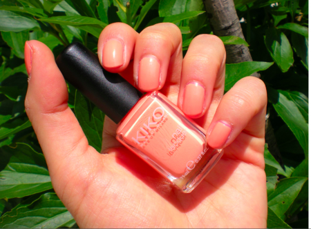vernis kiko orange pêche